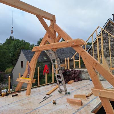 Dernière réalisation SARL Tradi Charpentes