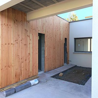 Réalisation de chantier Bardage Bois 2
