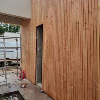 Réalisation de chantier Bardage Bois 1