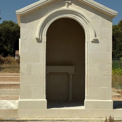 chantier de création de caveau 1