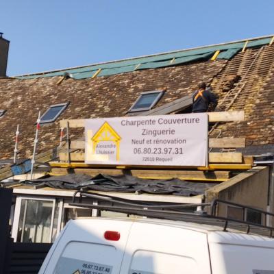 Dernière réalisation Alexandre Lhuissier Charpente Couverture Zinguerie