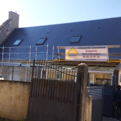 Dernière réalisation Alexandre Lhuissier Charpente Couverture Zinguerie