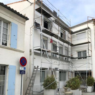 Peinture de façade d'hôtel – Le Crist'Al, Saint-Georges-de-Didonne 2