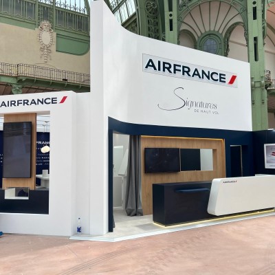 Aménagement stand Air France 1