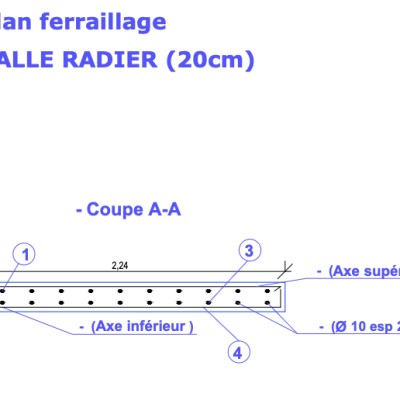 Plans de ferraillage 2