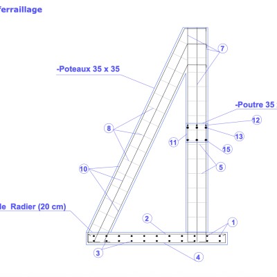 Plans de ferraillage 1