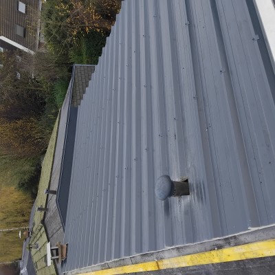 Toiture bac acier ep 40 mm 1