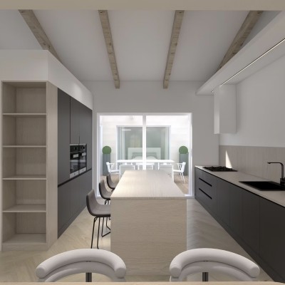 Restructuration d'un appartement en pierre 4