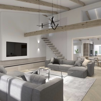 Restructuration d'un appartement en pierre 2