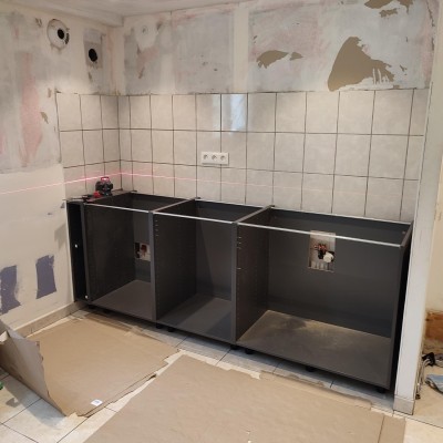 pose d'une petite cuisine 4