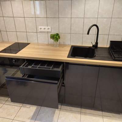 pose d'une petite cuisine 1