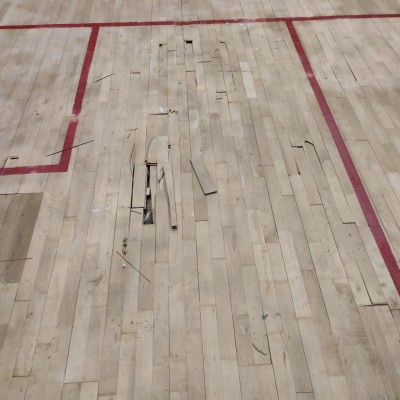 renforcement d'un platelage, salle de remis en forme 3