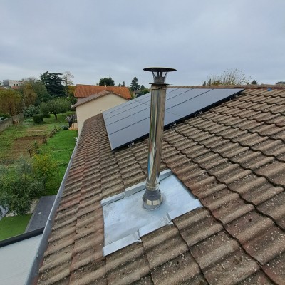 Remplacement abergement cheminée 2