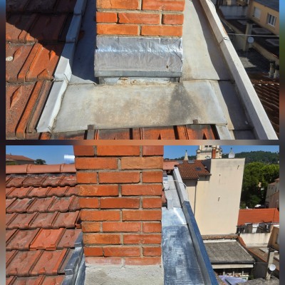 Dernière réalisation Eurl Mayoud couverture zinguerie étanchéité