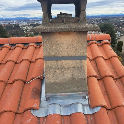 Remplacement abergement cheminée 1