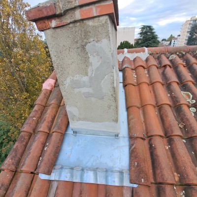 Remplacement abergement cheminée 4