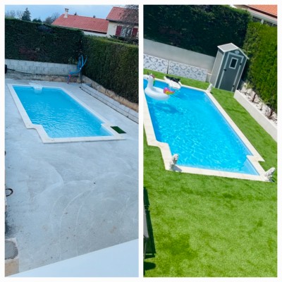 Dernière réalisation Noir jeson espace vert LUGI