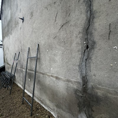 REPRISE FISSURE + REALISATION D'UN DRAINAGE ET ETANCHEITE 2