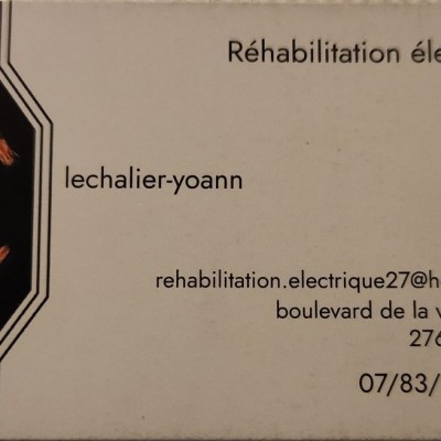 Dernière réalisation réhabilitation électrique