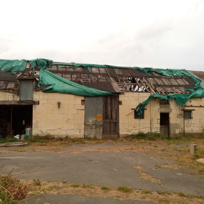 Restauration charpente Grange 1