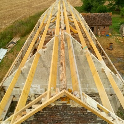 Dernière réalisation Chevais Charpente