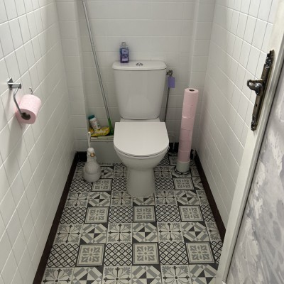 Installation wc suspendu 1