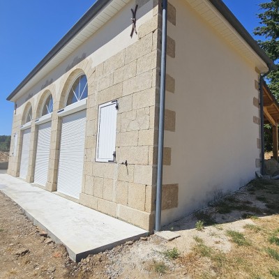 Création terrasse avec escaliers et murs de soutènement 5