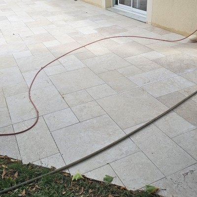 Pose carrelage extérieur 3