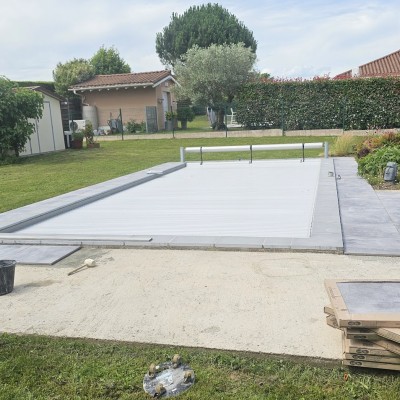 Pose carrelage extérieur 5