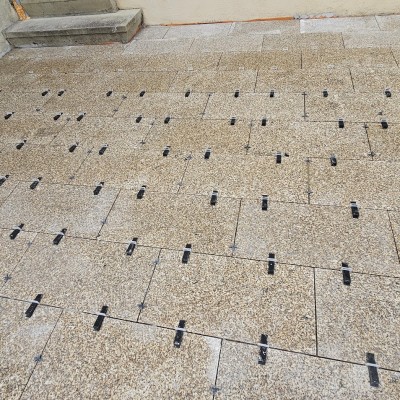 Rénovation et étanchéité d'une terrasse et pose dalle en granit 5
