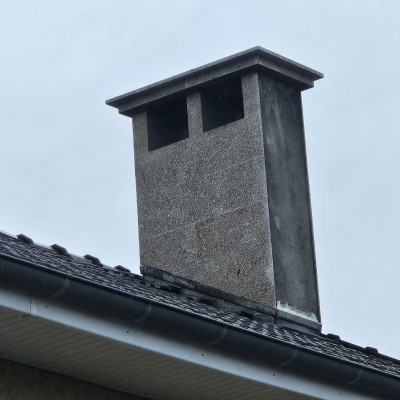 Rénovation cheminé avec du granit 1