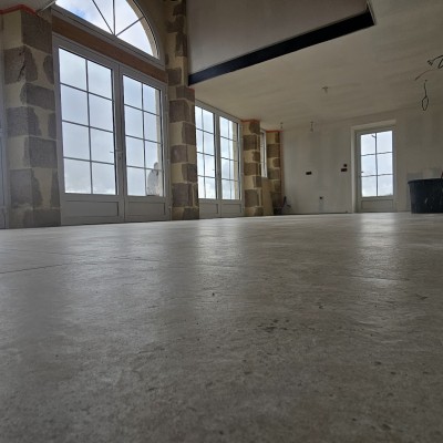 Chape traditionnelle et pose carrelage 5