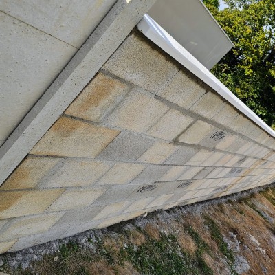 Réalisation d'un murs en parpaings 4