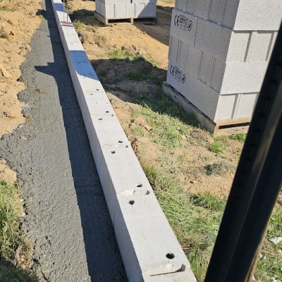 Réalisation d'un murs en parpaings 2