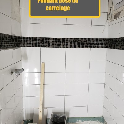 Ouvrage de rénovation de sale de bain (plomberie/ électricité Carrelage) 3