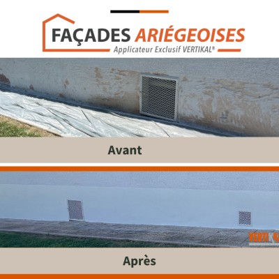 Dernière réalisation Façades Ariégeoises