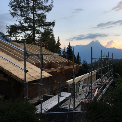 Dernière réalisation Charpente & montagne