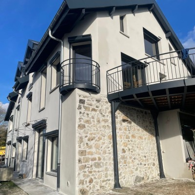 Rénovation de façades à la chaux  à AIX-Les-BAIN 3