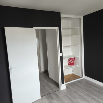 Pose papier peint et peinture mât au plafond, plinthes et placard. 2