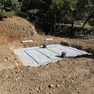 Fosse septique individuelle avec filtre à sable 5