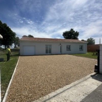 Goudronnage gravier madrague 1