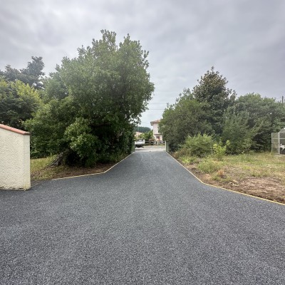 Goudronnage gravier gris 1