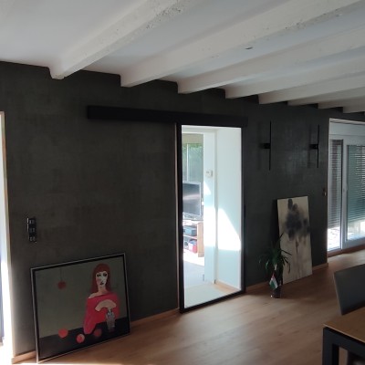 Chantier réalisé bandes a joints, peinture, papier peint 4