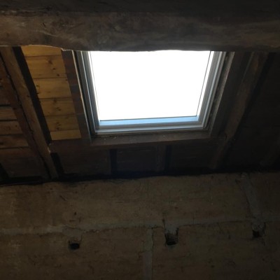 Installation de fenêtre de toit 2