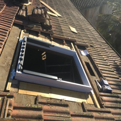 Installation de fenêtre de toit 4