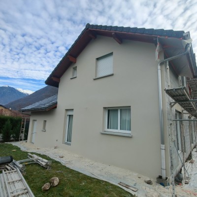 Ravalement de façades finition Grattée 5