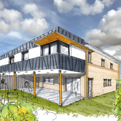 Dernière réalisation ESQUISSE architectes Pierre SAUVADET