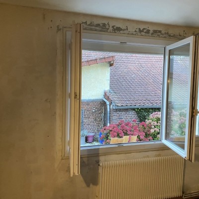 Rénovation d’une chambre plafond mur 3