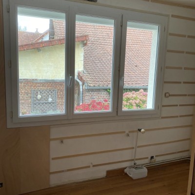 Rénovation d’une chambre plafond mur 5