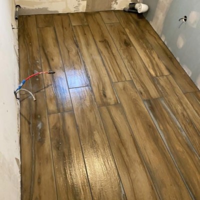 Revêtement d’une salle de bain mur /sol et  pose de douche 3